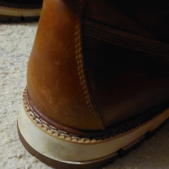 Timberland US mens 12 auburn leather boots - Picture 3 of 8